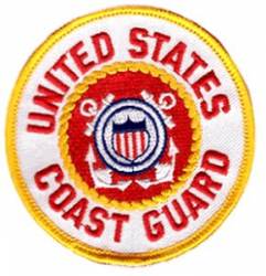 Coast Guard Seal - Embroidered Iron-On Patch