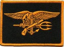 Navy Seals Flag - Embroidered Iron On Patch