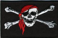 Pirate - Embroidered Iron On Patch