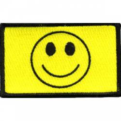 Smile Face - Embroidered Iron On Patch