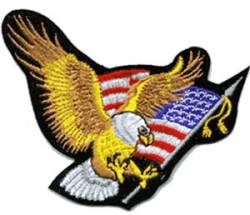 Eagle - Embroidered Iron On Patch