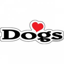 I Love Dogs - Magnet