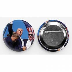 Donald Trump Thumbs Up Fight - Round 2.25 Inch Button